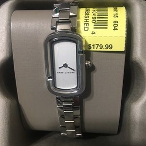 Silver analog watch Marc Jacob